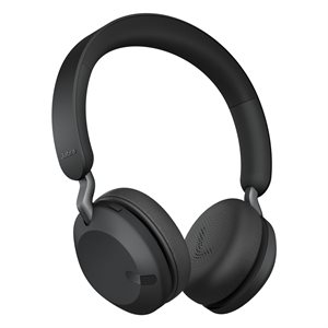 Jabra Elite 45h Foldable Lightweight Wireless Headphones Titanium Black