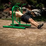 Stamina Outdoor Fitness Workout Multi-Station Green