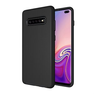 Axessorize PROTech Case for Samsung Galaxy S10 Plus, Black