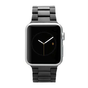 Case-Mate 42mm Linked Apple Watchband, Black / Grey