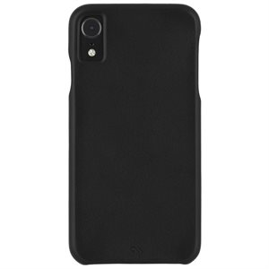 Étui Case-Mate Barely There Leather pour iPhone XR, noir