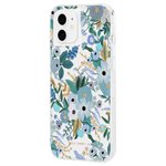 Case-Mate Rifle Paper Case for iPhone 12 Mini with Micropel - Garden Party Blue