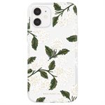 Case-Mate Rifle Paper Case for iPhone 12 Mini with Micropel - Hydrangea White