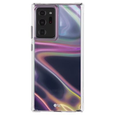 Étui de Soap Bubble Case-Mate pour Sam Galaxy Note20 Ultra avec Micropel, iridescent