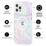 Case-Mate Soap Bubble Case for iPhone 12 Pro Max with MagSafe - Iridescent