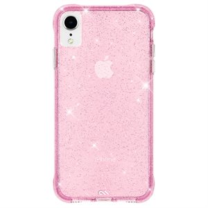 Étui Case-Mate Sheer Crystal pour iPhone XR, rose pâle