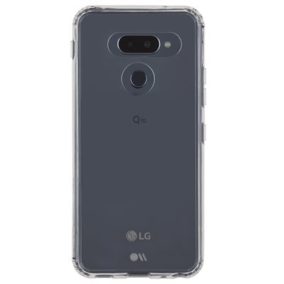 Case-Mate Tough Clear Case for LG Q70, Clear