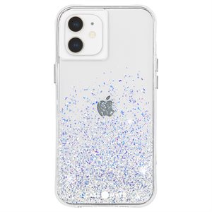 Étui Case-Mate Twinkle pour iPhone 12 Mini avec Micropel, Ombre Stardust