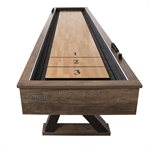 AMERICAN LEGNED 9' Kirkwood 2-in-1 LED Light Up Shuffleboard / Bowling Game Room Table