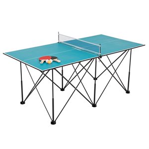 Stand de table de ping-pong 6 pieds, bleu