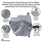 Housse de gril Landmann Vista - gris