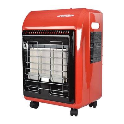 ProTemp 18,000 BTU L Propane Portable Cabinet Heater - Red