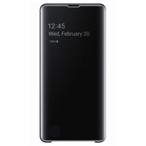 Étui Clear View à DEL à rabat de Samsung Galaxy S10 Plus, Noir