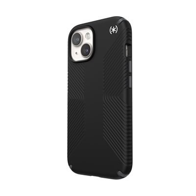 Speck Presidio2 Grip with MagSafe for iPhone 15, Black