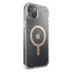 Étui Speck Presidio Lux Glitter avec MagSafe pour iPhone 15 Plus, paillettes d'or